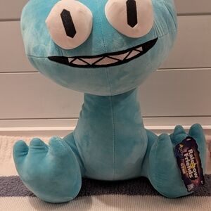 Blue Plush Monster Toy